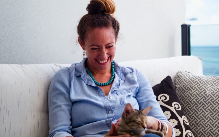 Katie Adams, happy seller