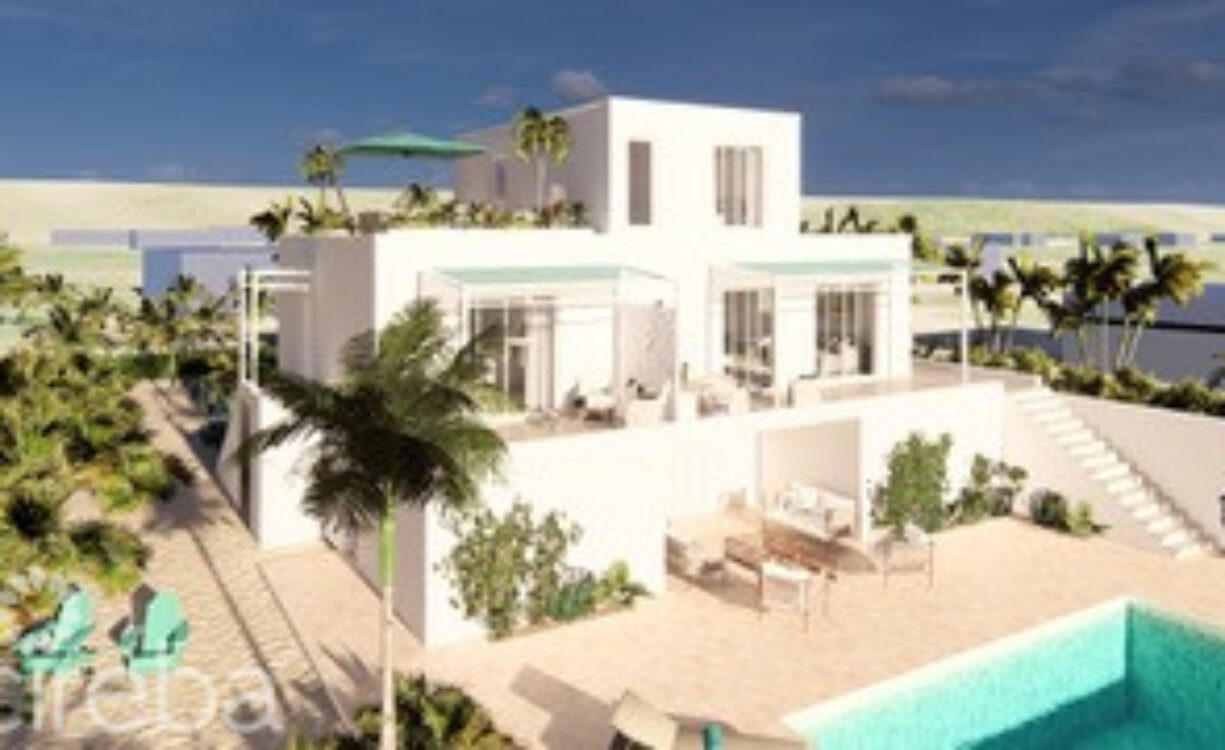 PRE-CONSTRUCTED SEAGLASS VILLA OCEANFRONT LAND