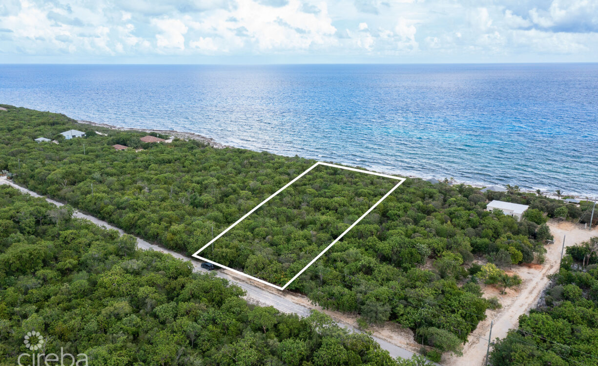 CAYMAN BRAC 1.05 ACRE PARCEL SOUTH SIDE EAST WITH OCEAN VIEW