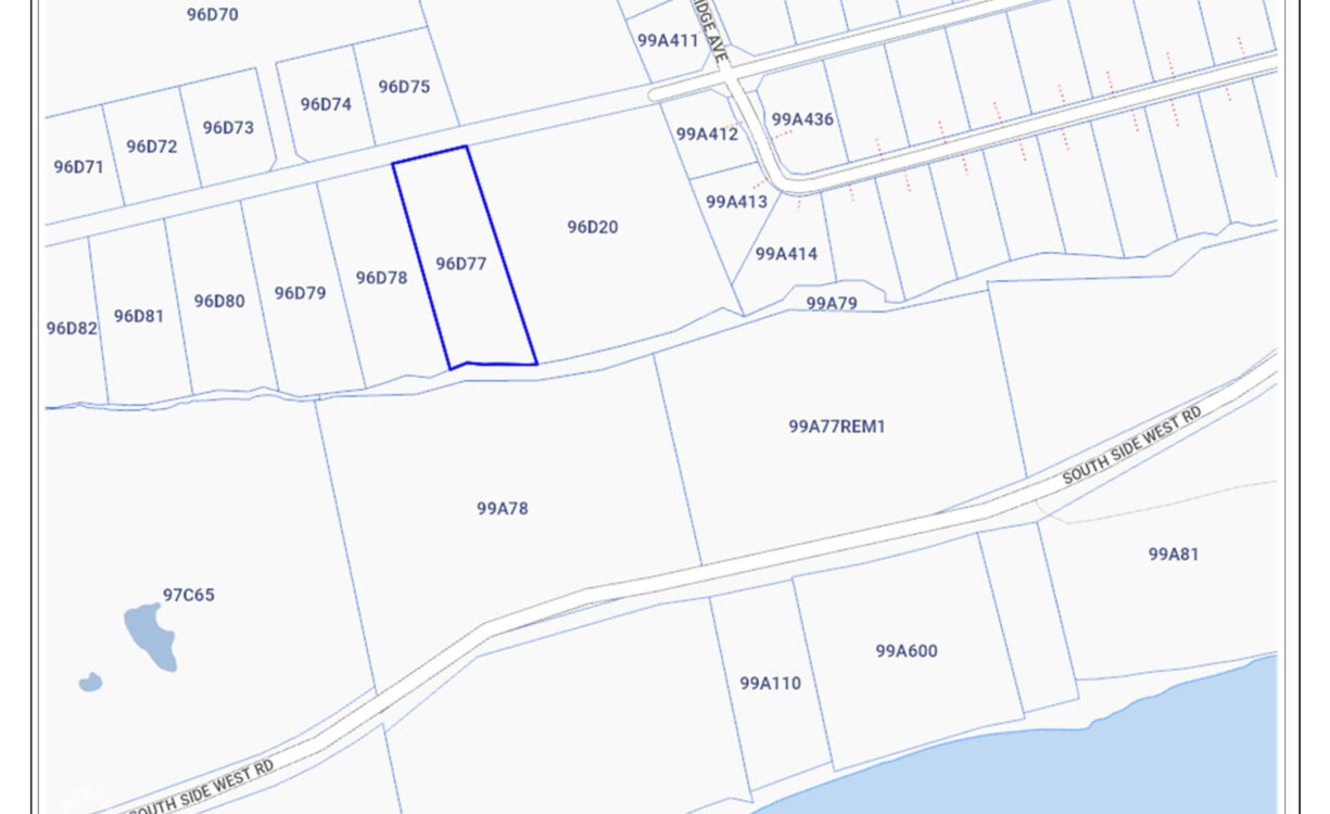 BRAC BLUFF EDGE LAND  .85 ACRE