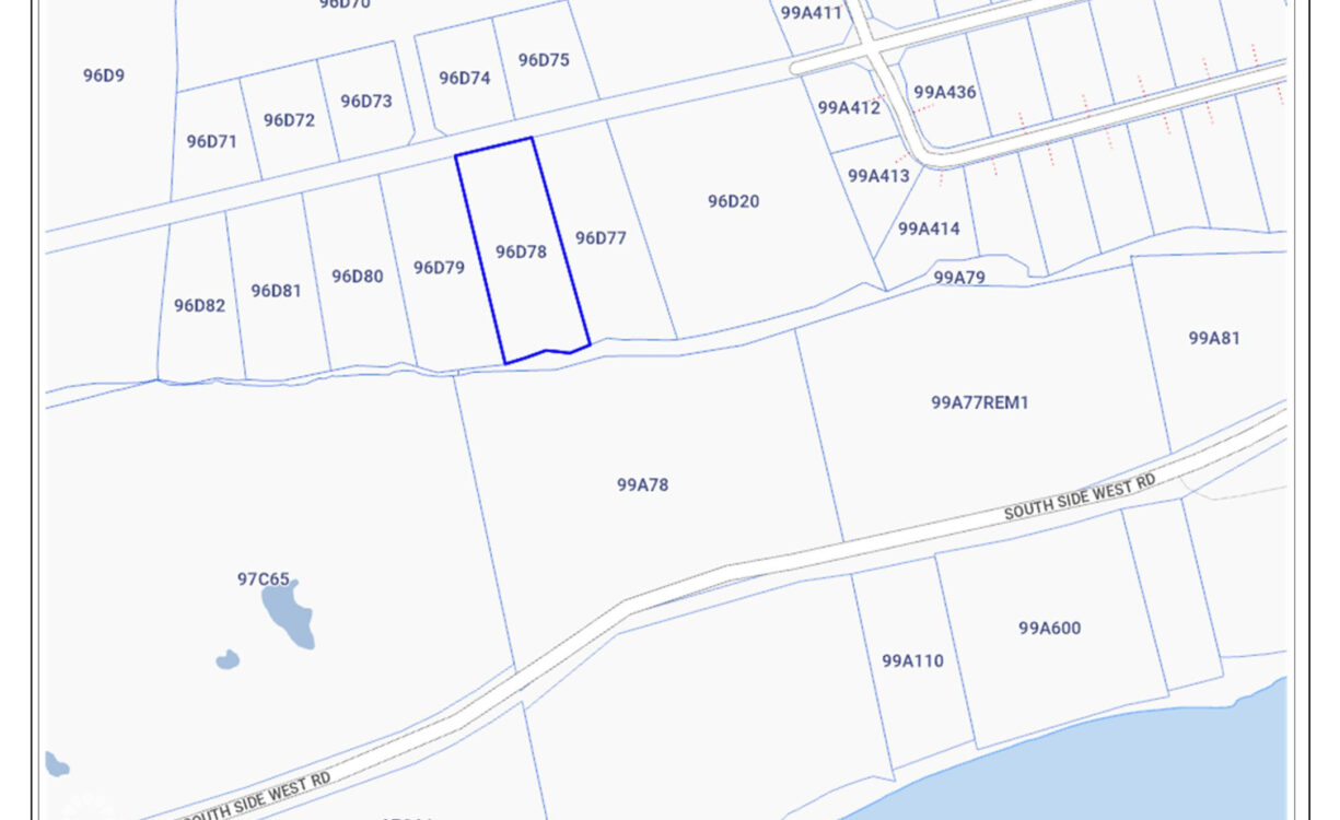 BRAC BLUFF EDGE LAND .85 ACRE