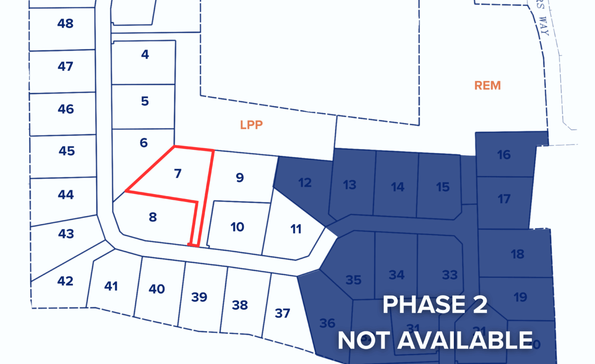 TRUE NORTH ESTATES, NORTH SIDE  - LOT 7