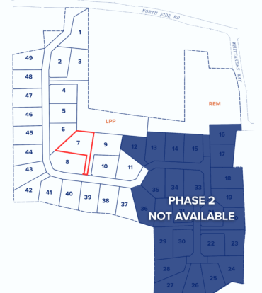 TRUE NORTH ESTATES, NORTH SIDE  - LOT 7