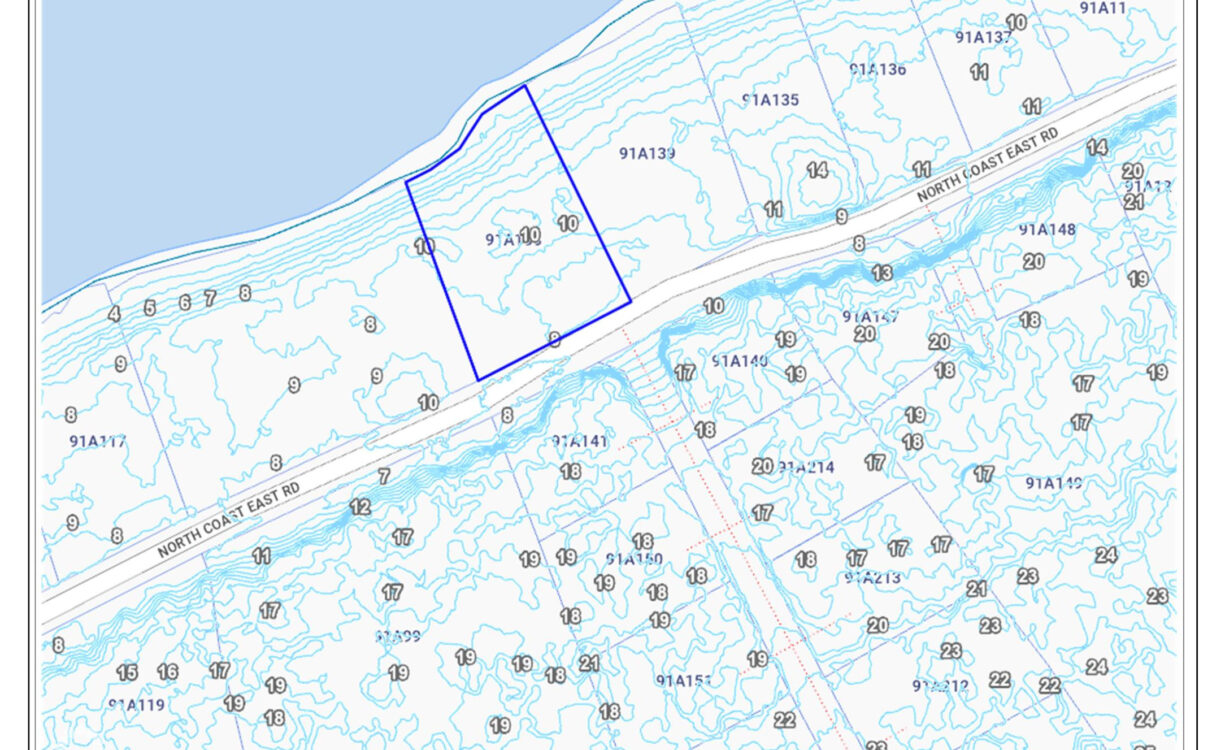BEACHFRONT LAND ON NORTH COAST EAST ROAD