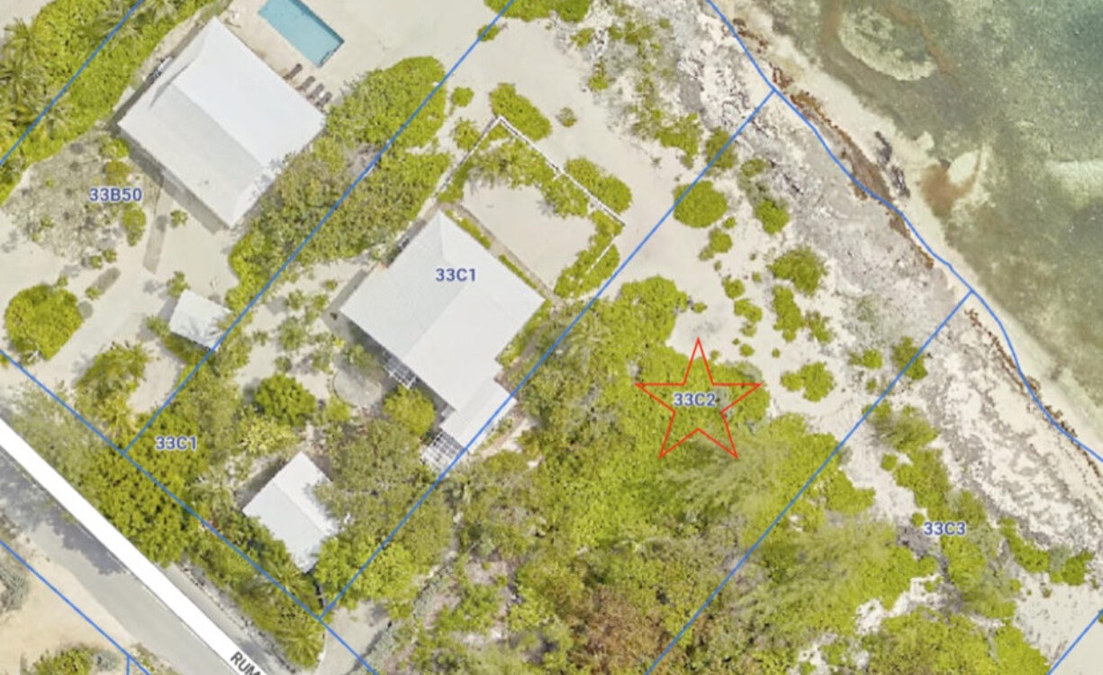 RUM POINT BEACHFRONT LOT W/CORAL REEF STEPS AWAY