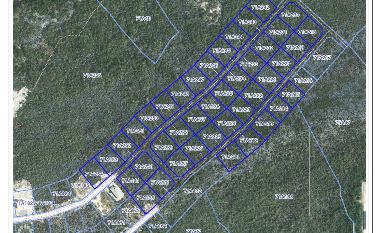 CORAL COURTS SUBDIVISION - FARM ROAD EAST END