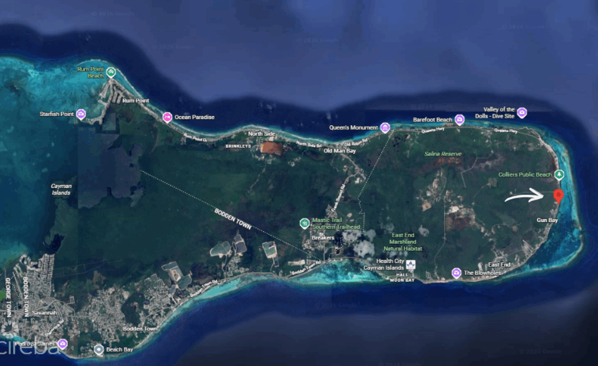 Oceanfront land east end grand cayman - Lot #1