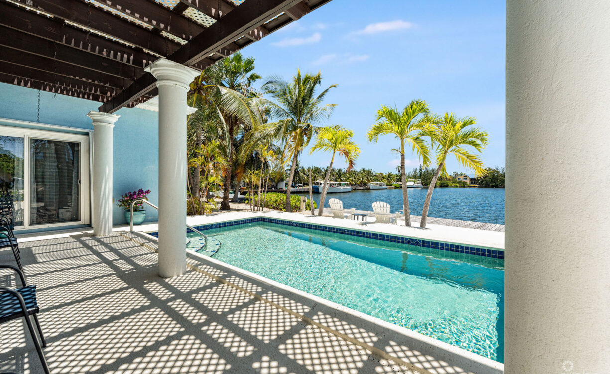 CORNER CANAL FRONT HOME WITH BEAUTIFUL VIEWS