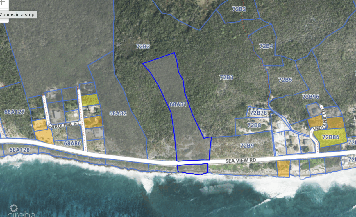PRIME 5-ACRE ELEVATED DEVELOPMENT SITE WITH OCEAN FRONTAGE - HIGH ROCK, EAST END